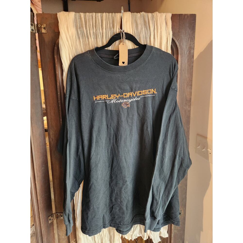 Harley Davidson Motorcycle Long Sleeve Tee Shirt